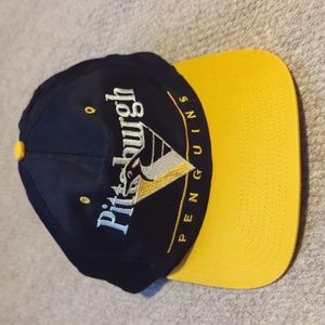 Vintage 90s Twins Enterprises Pittsburgh Penguins snapback hat